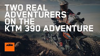 KTM 390 Adventure Two Real Riders on a New Adventure  KTM India [upl. by Anerak]