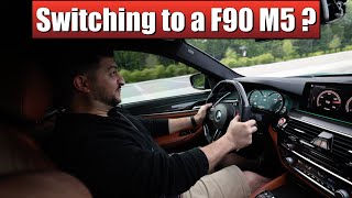 G80 M3 Owner drives a F90 M5 [upl. by Anette594]