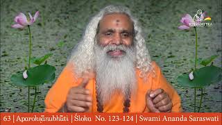 63  Aparokshanubhuti  Swami Ananda Saraswati  Verse No 123  124  Dhyana and Samadhi [upl. by Monjo]