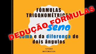 TRIG 12ano 5 dedução da fórmula do seno da soma e diferença de dois ângulos [upl. by Belda788]