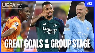 UCL Great Goals of the Group Stage  Tetê Gabriel Jesus Haaland [upl. by Issi]