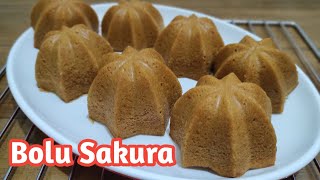 Resep bolu sakura gula karamel tanpa telur lembut dan mengembang [upl. by Notgnilliw]