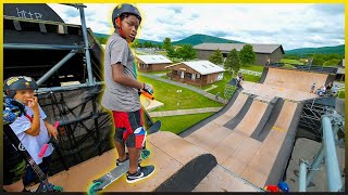 WOODWARD MEGA RAMP VS SCOOTER KIDS [upl. by Temirf]