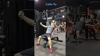 Incline cable flymotivationfitnessshortsgymlovefashionfunnytreandingshortsvideosportsfyp [upl. by Love201]