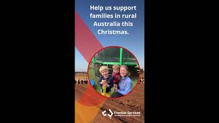 Frontier Services  Supporting Families in Rural Australia this Christmas [upl. by Ocnarfnaig]