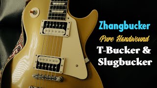 Zhangbucker Pure Handwound Pickups with 1957 Les Paul Standard Custom Shop Reissue R7 Gold Top [upl. by Gnilhsa]