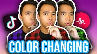 COLOR CHANGING CLOTHES TUTORIAL ON TIKTOK iOS amp Android NEW [upl. by Eeliah]