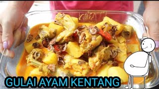 EMAK EMAK MASAK GULAI AYAM KENTANG [upl. by Winterbottom]