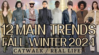 12 Main Fashion Trends FallWinter 2024 [upl. by Hevak]