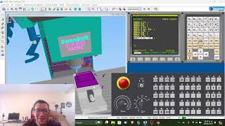 Simular código G de SolidCAM en Swansoft SSCNC [upl. by Tisman43]