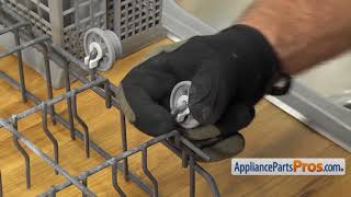 How To BoschThermadorGaggenau Lower Dishrack Wheel 00165314 [upl. by Loginov728]