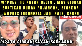 Wapres itu kayak begini Mas Gibran buktikan bukan pajangan standar Wapres Indonesia naik keren [upl. by Eesac]