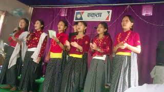 Hamro pir lai bujhi dine  Nepali christian bhajan 549  nebc  Cover  Santinagar [upl. by Yug19]