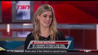 Genie Bouchard Sportscentre Interview November 12 2014 [upl. by Naret830]