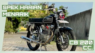 CB 125 ORIGINAL UPGRADE 200 CC DARI KEBUMEN  BADAS GARAGE [upl. by Carthy]