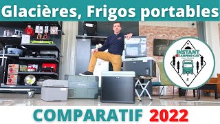 Quel FRIGO ou GLACIÈRE portable pour lété 2022  COMPARATIF  BUDGET Instant CampingCar [upl. by Hudis326]