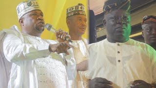 SIRKAY OLUWO RECEIVED BLESSING PRAYERS FROM SHEIK AL FULANI AT SIRKAY OLUWO MUM FINAL BURIAL [upl. by Ynotna4]