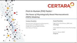 FirstInHuman FIH faster The Power of Physiologically Based Pharmacokinetic PBPK Modeling [upl. by Rachael]