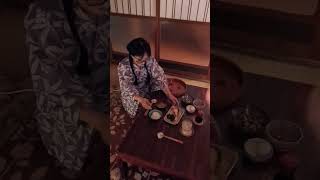 washoku japantravel japan japanculture lovejapan love food kimono sake relax thanks ありがと [upl. by Cornish]