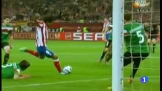 ATLETICO MADRID CAMPEON UEFA EUROPA LEGUE 2012 PROTAGONISTA FALCAO [upl. by Yeblehs242]