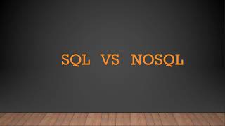 SQL vs NoSQL بالعربي [upl. by Lessard]