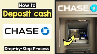 Chase Deposit Cash  Add money to your Chase Checking account  Deposit cash by Chase ATM [upl. by Willdon]