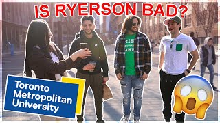 Interviewing Toronto Metropolitan University Students formerly known as Ryerson University [upl. by Talia607]