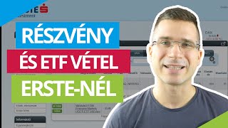 ETF részvény kötvény vásárlás az ERSTE felületén [upl. by Esille230]