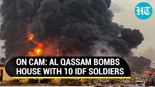 Al Qassam Blows Up House With 10 Israeli Troops Inside Into Bits IDF Faces Setback In Central Gaza [upl. by Deedee185]