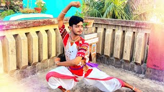 Megher Madol Bajiye Dance Cover Kaushik Sarkar Borshar Gaan AgnibhaBandyopadhyay dancemoves [upl. by Malinde]