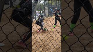 BEST POSITION EVER BACKCATCHER jaymie 12u softball [upl. by Panaggio]