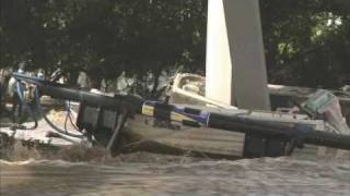 Brisbane floods dramatic footage 13 Jan [upl. by Lerud974]