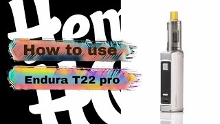 Innokin T22 Pro  How to use [upl. by Sset]