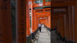 visit Fushimi Inari shrine in Kyoto 🇯🇵 [upl. by Melodee]