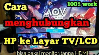 Cara menggunakan anycastCara menghubungkan Layar HP ke Tv [upl. by Trueman]