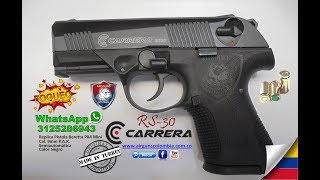 Pistola de Fogueo Carrera RS30 Replica de Beretta PX4 Mini│WhatsApp 3125286943│Airguns Colombia [upl. by Enineg379]