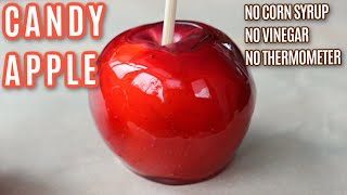 Candy Apple Recipe Without Corn Syrup  How To Make Candy Apples  Simple and Delish by Canan [upl. by Leinahtan]