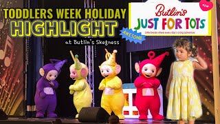 BUTLIN’S JUST FOR TOTS SKEGNESS 2020 HIGHLIGHT  Meet Telletubies and Milkshakes Live Show [upl. by Bihas715]