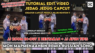 Tutorial Edit Jedag Jedug Capcut Sound Mon Mapmenaahbin Remix Russian Song  Tutorial Capcut 99 [upl. by Adnawat]