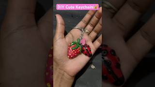 DIy 😱keyring Making😻 clay clayart diy craft tranding vairalvideo viralshorts yt art [upl. by Skees240]