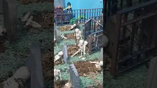 Cementerio 🪦 para Halloween con lápidas 🎃 playmobil halloween cementerio [upl. by Indys]