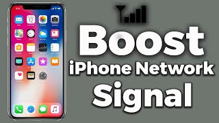 iPhone Low Network Problem  How to Boost iPhone Network Signal  Fixed Low Signal On iPhone [upl. by Enairb100]