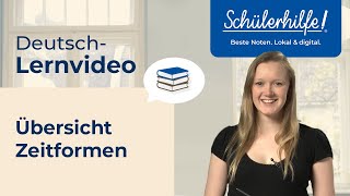 Übersicht Zeitformen  Grammatik 🎓 Schülerhilfe Lernvideo Deutsch [upl. by Sybil222]