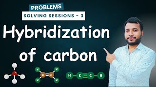 Hybridization of carbon  Calculation trick  class 11  12  NEET and JEE  Organic chemistry [upl. by Saundra]