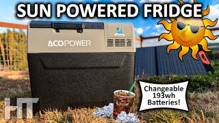 The ULTIMATE Solar Powered FRIDGE ACOPower LiONCooler Pro 12v Refrigerator Freezer Review [upl. by Aldo]