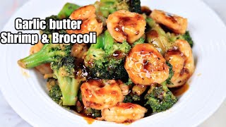 Shrimp and Broccoli in Garlic Butter Sauce  This Is My Favorite Way To Cook Broccoli [upl. by Harpp399]