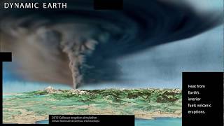 ASHEE 2015 Calbuco eruption simulation [upl. by Nalyad]