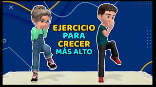 EJERCICIO FITNESS INFANTIL PARA NIÑOS  CRECE MÁS ALTO [upl. by Mireielle]