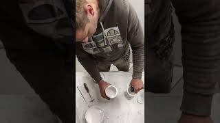 Erbauer paint sprayer Screwfix Part 1 paint prep [upl. by Akemet805]