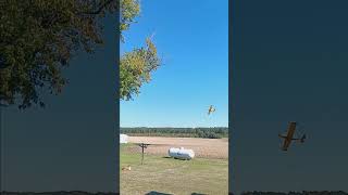 Crop duster plane spraying [upl. by Ntsyrk859]